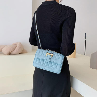 Fashion Chain Crossbody Casual Texture Handbag Shoulder Bag
