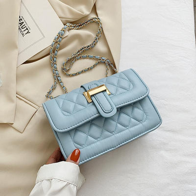 Fashion Chain Crossbody Casual Texture Handbag Shoulder Bag