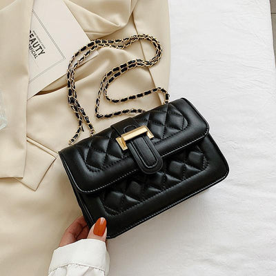 Fashion Chain Crossbody Casual Texture Handbag Shoulder Bag